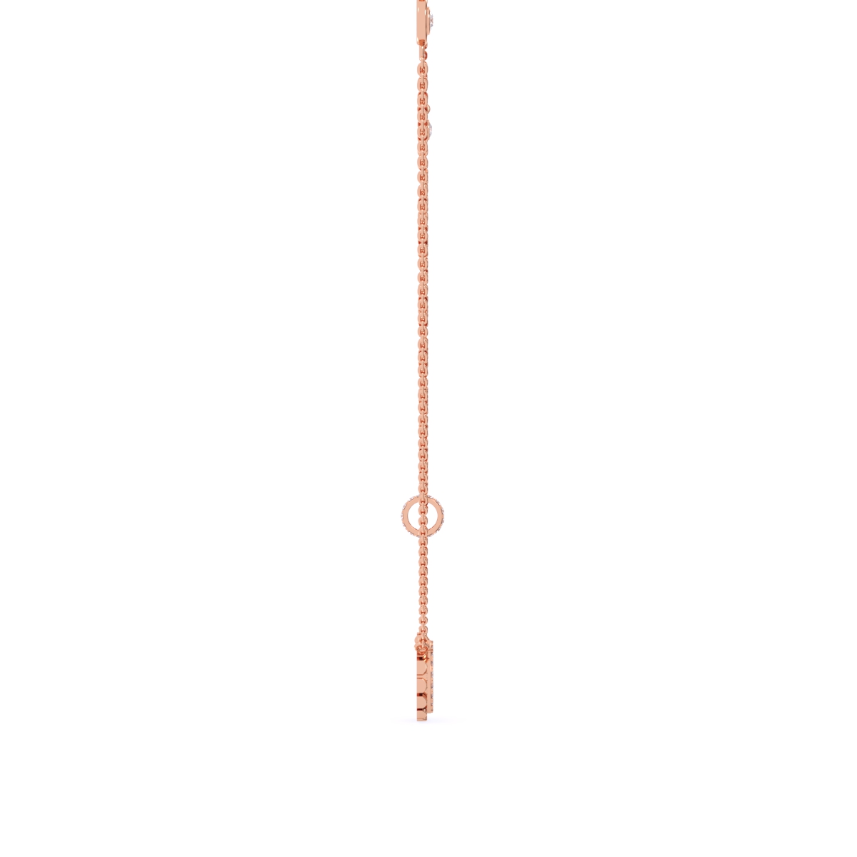 Unique Multi Layer and Bar Diamond Necklace